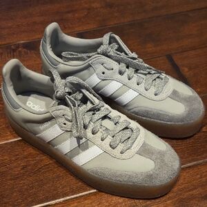 Adidas Samba Gray Sneakers Size 8